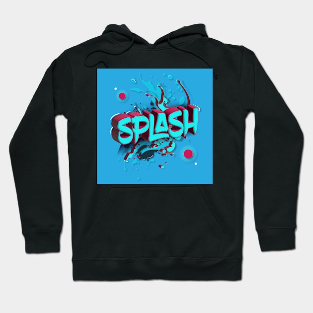 Square SPLASH Hoodie by euiarts